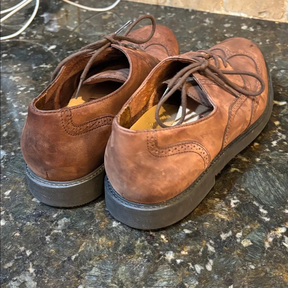 Rockport Brown Leather Shoes Mens 10.5